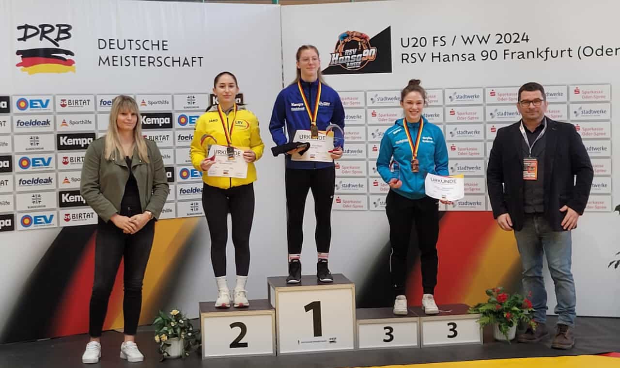 Adelina Vaupel wird zweite bei Deutschen Meisterschaften